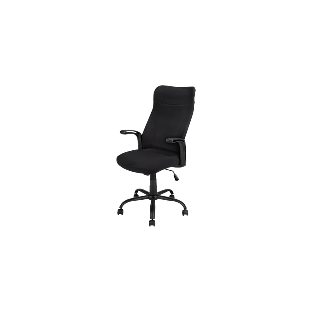 Adjustable Height, Ergonomic, Armrests, Computer Desk, Work, Black Mesh, Black Metal, Contemporary, Modern Office Chair